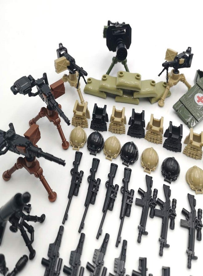 ZHX Weapon Pack Military Weapon Accessories Army Guns Simulate Battle Building Blocks Brick Toys for Kids - Image 2